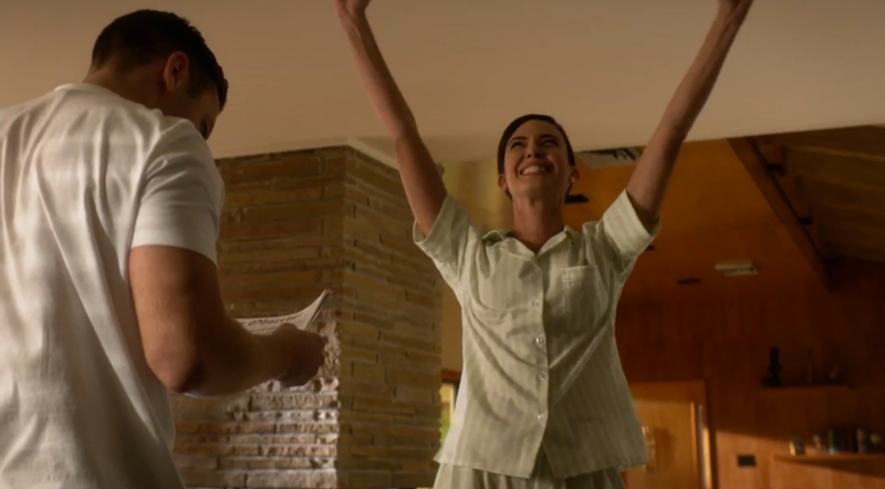 Trudy Cooper celebrates